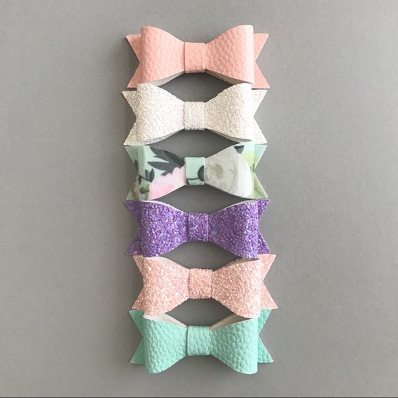 Assorted Spring Bows/Headband(Set Of 6) - Picture 2 of 2